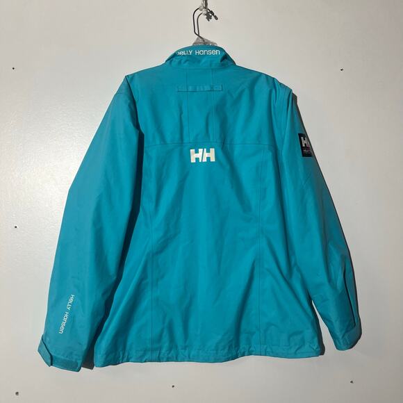 Helly Hansen Crew Mid-layer Outerwear Turquoise Winter Ski Jacket Womens Size XL - Picture 5 of 8